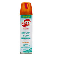 Off Skintastic Familycare Smooth Dry Insect Repellent, Aerosol - 4 Oz